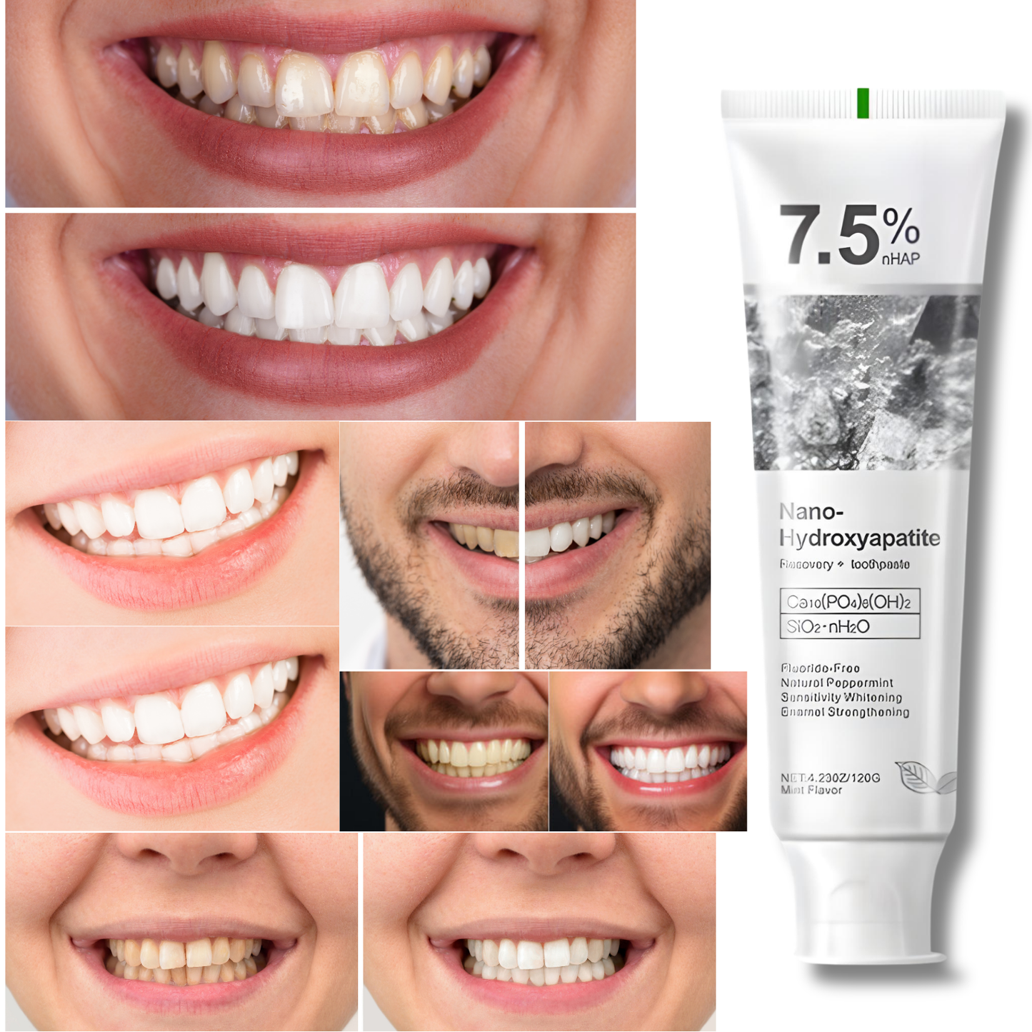 🦷 Crema con Hidroxiapatita - REESTAURADOR DENTAL DE CEELIKE🦷 (ORIGINAL)