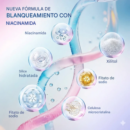 Bright White+ — Pasta dental blanqueadora con niacinamida