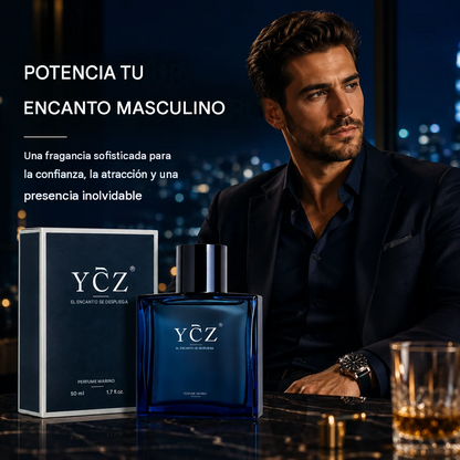 Perfume YCZ Midnight Ocean Ocean con feromonas masculinas.