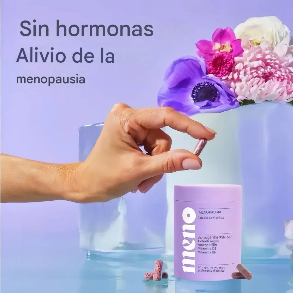 Cápsulas de vitaminas O Positiv MENO para el alivio de la menopausia: sofocos, sudores nocturnos y cambios de humor