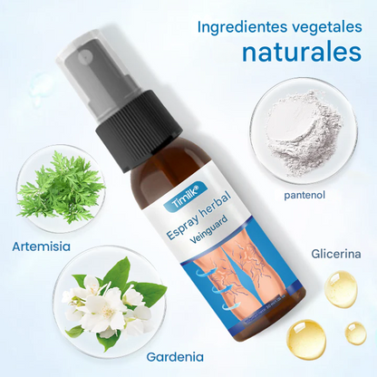 Timilk® VeinGuard Herbal Spray-✅ ¡Clínicamente probado para eliminar las venas varicosas en solo 7 días!