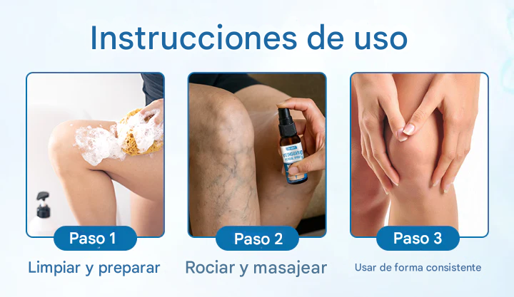 Timilk® VeinGuard Herbal Spray-✅ ¡Clínicamente probado para eliminar las venas varicosas en solo 7 días!