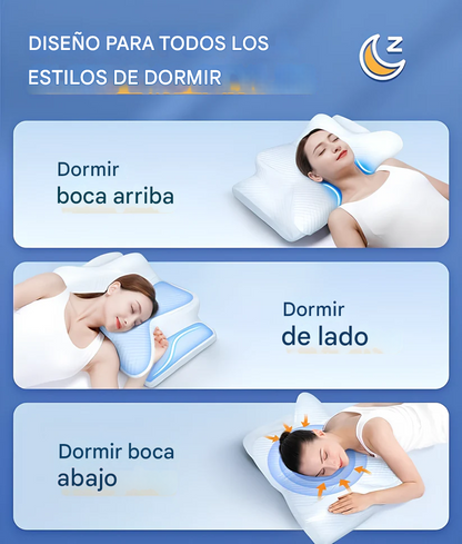 🌙 Almohada Viscoelástica Ortopédica CozyRest® – El descanso que tu cuello merece