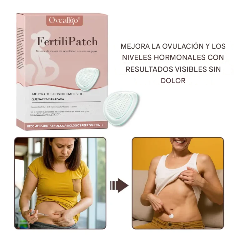 Sistema de mejora de la fertilidad con microagujas Oveallgo® FertiliPatch